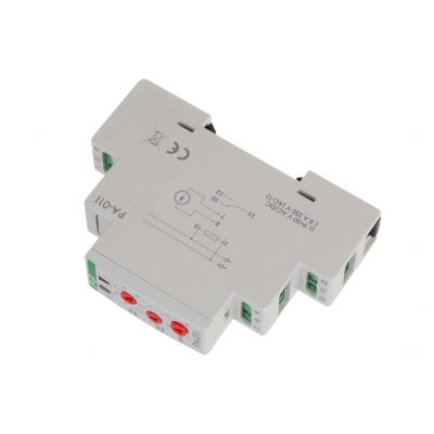 Przekaźnik analogowy z wejściem prądowym wejście 0-20mA / 4-20mA 8A montaż na szynie DIN MAX-PA-01I F&F (MAX-PA-01I)