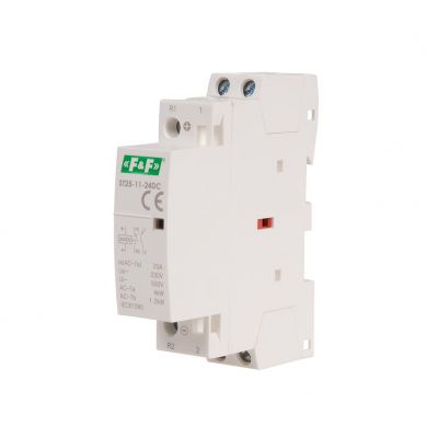 Stycznik modułowy montaż na szynie styki 1×Z+1×R 25A 24V DC ST25-11-24DC F&F (ST25-11-24DC)