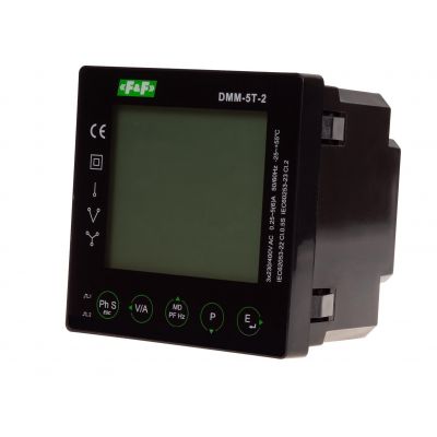 Multimetr panelowy z komunikacją Modbus RTU MID DMM-5T-2 F&F (DMM-5T-2)