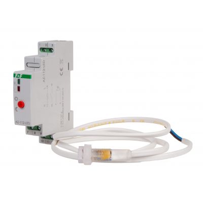Automat zmierzchowy z zewnętrzną sondą przekaźnik InRush16 A (160 A/20 ms) AZ-112-LED F&F (AZ-112-LED)