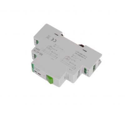 Przekaźnik bistabilny BIS-411 z przyciskiem do sterowania ręcznego montaż na szynie DIN BIS-411B F&F (BIS-411B)