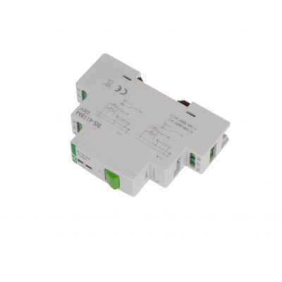 Przekaźnik bistabilny z przyciskiem do sterowania ręcznego i z pamięcią montaż na szynie DIN 230V BIS-411BM F&F (BIS-411BM)