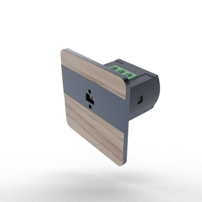 Laserowy czujnik odległości DRL-12 czujnik ruchu jesion-antracyt DRL-12-29 F&F (DRL-12-29)