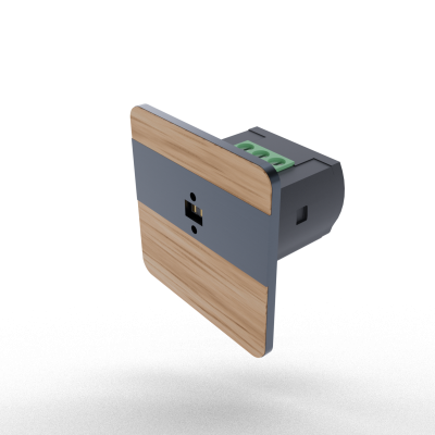 Laserowy czujnik odległości DRL-12 czujnik ruchu dąb-antracyt DRL-12-89 F&F (DRL-12-89)