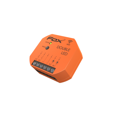 DOUBLE LED 2 kanałowy sterownik oświetlenia LED 12/24V Wi-Fi WI-LED2S2-P F&F (WI-LED2S2-P)