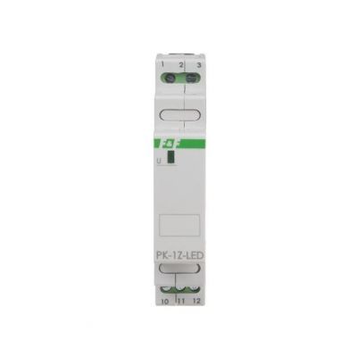 Przekaźnik elektromagnetyczny PK-1P 230 V styk 1 x Z 16 A Inrush 120A/20ms PK-1Z-LED-230V F&F (PK-1Z-LED-230V)