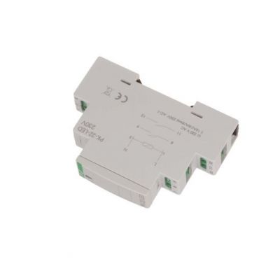 Przekaźnik elektromagnetyczny PK-1P 230 V styk2 x Z 16 A Inrush 120A/20ms PK-2Z-LED-230V F&F (PK-2Z-LED-230V)