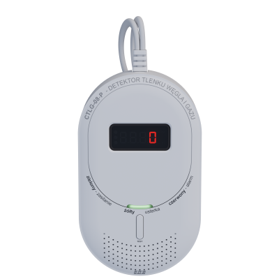 Detektor tlenku węgla i gazu z przekaźnikiem (CTLG-08-P)