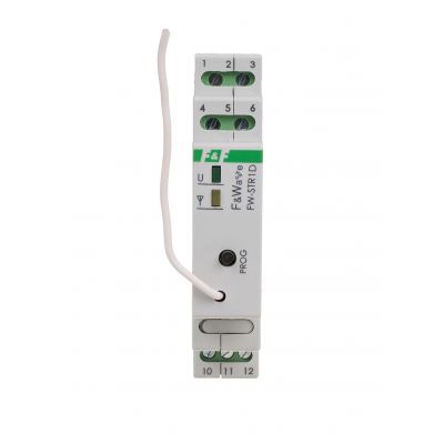 Radiowy sterownik rolet 230V- montaż DIN 85-265V AC/DC FW-STR1D F&F (FW-STR1D)