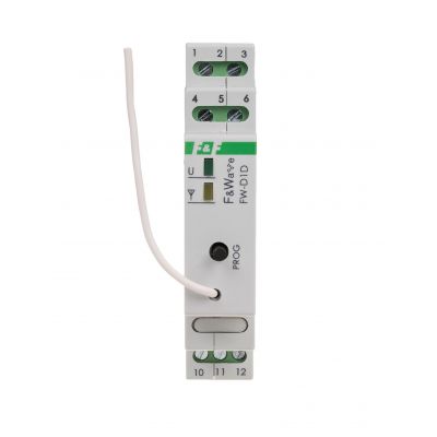 Radiowy ściemniacz uniwersalny 230V - montaż DIN 85-265V AC/DC FW-D1D F&F (FW-D1D)