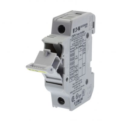 1Pole 30A 1000Vdc MFH For 10x38 Gpv Podstawa wkładki cylindrycznej 10x38 gPV 1P 32A 1000VDC CHPV1U EATON (CHPV1U)