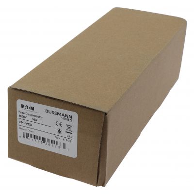 2P 30A 1000Vdc MFH For 10x38 gPV Podstawa wkładki cylindrycznej 10x38 gPV 2P 32A 1000VDC CHPV2U EATON (CHPV2U)