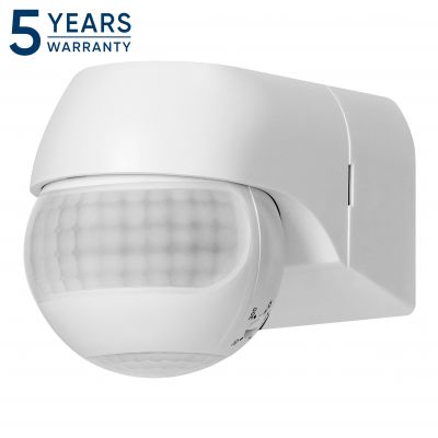 Czujnik ruchu 180° IP44 800W max 15m mini biały ORNO (OR-CR-286/W)