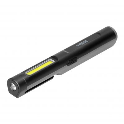 Latarka warsztatowa LED, 5+3W, 300lm+70lm, 600mAh, magnes, klips (WL-16)