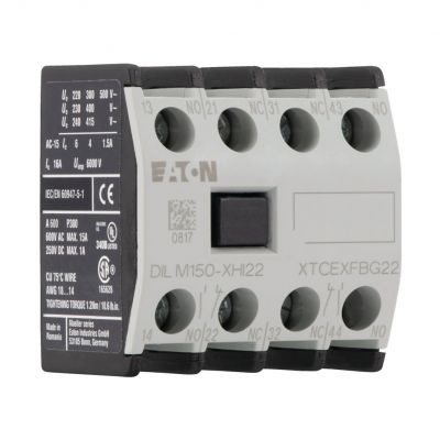 Styk pomocniczy 2Z 2R montaż czołowy DILM150-XHI22 277950 EATON (277950)