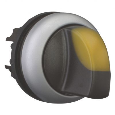 M22-WRLK3-Y Przełącznik 3 położeniowy żółty bez samopowrotu i z możliwością podświetlenia 216849 EATON (216849)
