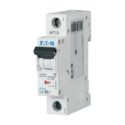 FAZ6-B6/1 Wyłącznik nadprądowy 6kA B6A 1P 239001 EATON (239001)