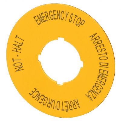 M22-XAK11 Szyld do przycisków awaryjnych PL GB DE I 121085 EATON (121085)