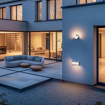 Oprawa elewacyjna na zewnątrz VERTO BLOCK 20W CCT zmiana barwy światła 230V 160/120ST IP65 100x130x320mm CZARNY Spectrum LED (SLI003052CCT_PW)