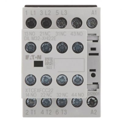 Stycznik mocy 12A 3P 230V AC 2Z 2R DILM12-22(230V50HZ,240V60HZ) 106362 EATON (106362)