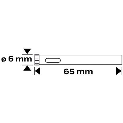Wiertło diamentowe do gresu 6mm GRAPHITE 57H278 GTX (57-278)