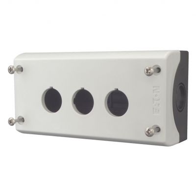 M22-I3 Obudowa kasety 3-otworowa 22mm szara IP67 216538 EATON (216538)