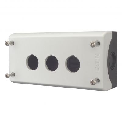 M22-I3 Obudowa kasety 3-otworowa 22mm szara IP67 216538 EATON (216538)