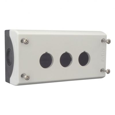 M22-I3 Obudowa kasety 3-otworowa 22mm szara IP67 216538 EATON (216538)