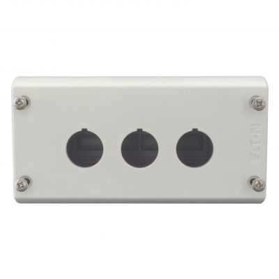 M22-I3 Obudowa kasety 3-otworowa 22mm szara IP67 216538 EATON (216538)