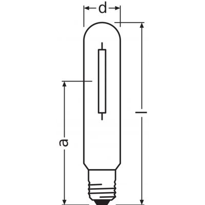 Ledvance Lampa sodowa - NAV-T 600W E40 FLH1 OSRAM (4050300275772)