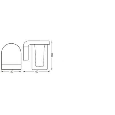 SMART OUTD WIFI CASCADEWALL RGBW DGLEDV LEDVANCE (4058075564244)
