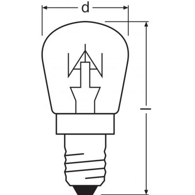 SPC.T26 57 CL 15W 230V E14 FS1 LEDVANCE (4050300310282)