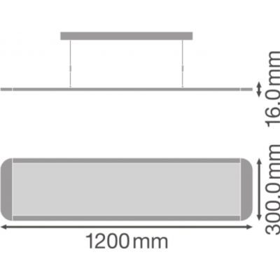 PANEL D I 1200 ZIGBEE 36W 4000K UGR19 LEDVANCE (4058075521889)