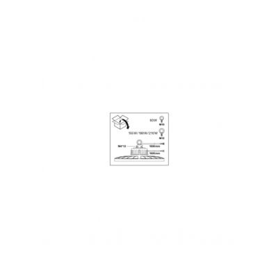 HB DALI 190W 4000K 70DEG IP65 HIGH BAY LEDVANCE (4058075543959)
