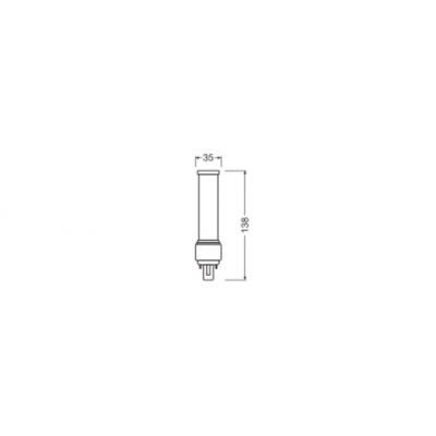 DULUX D LED FR 13 CCG, AC mains 6W 840 G24d-1 TRZONKI SPECJALNE LEDVANCE (4058075558182)