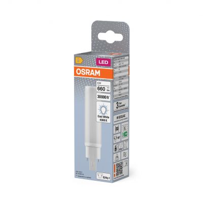 DULUX D E LED FR 13 ECG, AC mains 6W 840 G24q-1 TRZONKI SPECJALNE LEDVANCE (4058075559103)