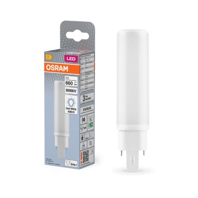 DULUX D E LED FR 13 ECG, AC mains 6W 840 G24q-1 TRZONKI SPECJALNE LEDVANCE (4058075559103)