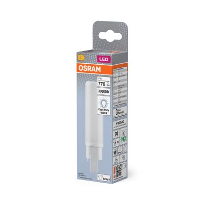 DULUX D E LED FR 18 ECG, AC mains 7W 840 G24q-2 TRZONKI SPECJALNE LEDVANCE (4058075559158)
