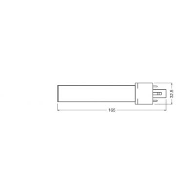 DULUX S LED FR 9 CCG, AC mains 4,5W 830 G23 TRZONKI SPECJALNE LEDVANCE (4058075557994)