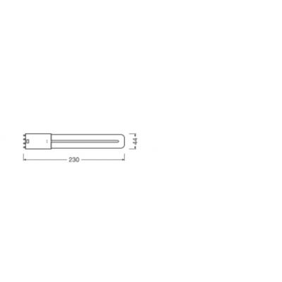 DULUX L LED FR 18 ECG, AC mains 8W 830 2G11 TRZONKI SPECJALNE LEDVANCE (4058075557390)