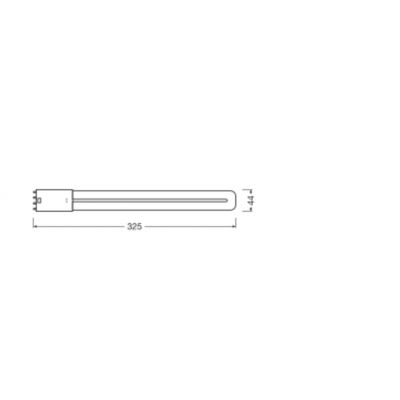 DULUX L LED FR 24 ECG, AC mains 12W 830 2G11 TRZONKI SPECJALNE LEDVANCE (4058075559219)
