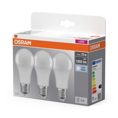 Żarówka LED /3szt./ E27 10W=75W 1055lm 4000K neutralna biel OSRAM (4058075819573)