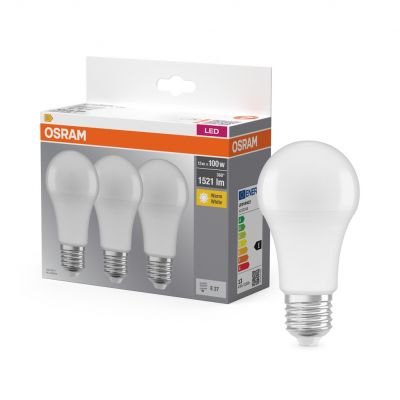 Żarówka LED /3szt./ E27 13W=100W 1521lm 2700K ciepła biel 180st OSRAM (4058075819412)