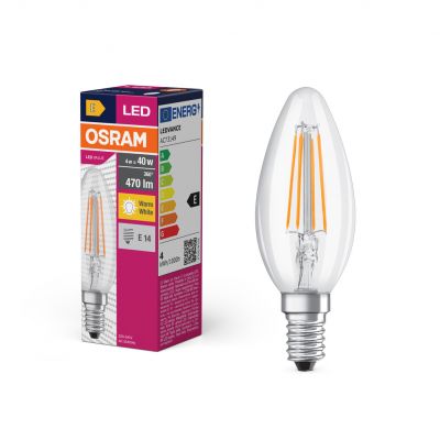 Żarówka LED E14 4W/827 E14 VALUE CL B FIL 40 non-dim 4W/827 4058075438637 LEDVANCE (4058075438637)