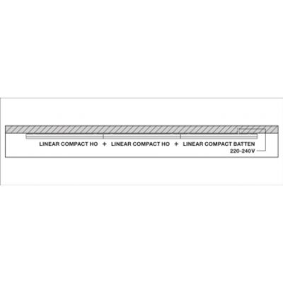 Oprawa LED LINEAR COMPACT SWITCH 600 8 W 3000 K 4058075106116 LEDVANCE (4058075106116)