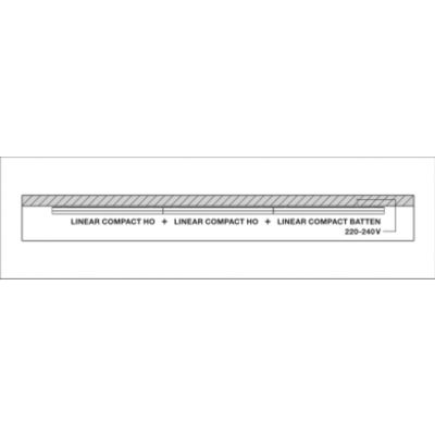 Oprawa LED LINEAR COMPACT HIGH OUTPUT 600 10 W 3000 K 4058075106277 LEDVANCE (4058075106277)