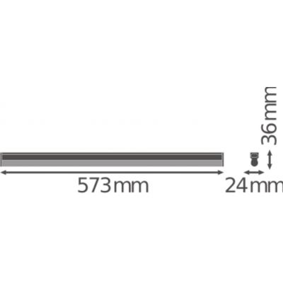 Oprawa LED LINEAR COMPACT HIGH OUTPUT 600 10 W 4000 K 4058075106291 LEDVANCE (4058075106291)