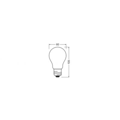 BASE CL A60 6,5W 827 230V GL FR E27 FS3 LEDVANCE (4058075819351)