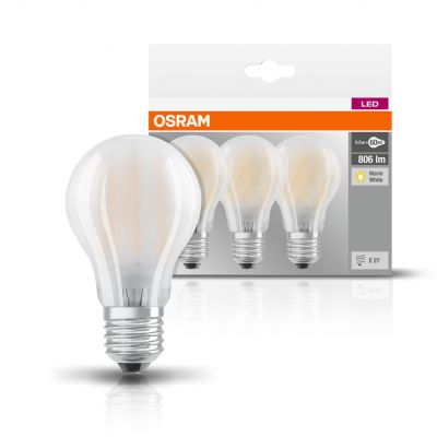 BASE CL A60 6,5W 827 230V GL FR E27 FS3 LEDVANCE (4058075819351)