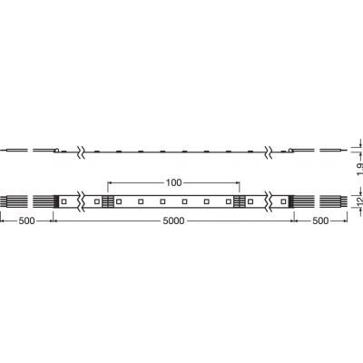 LS PFM-1000 RGBW 865 5 LEDV ELASTYCZNY MODUŁ LED LEDVANCE (4058075436312)